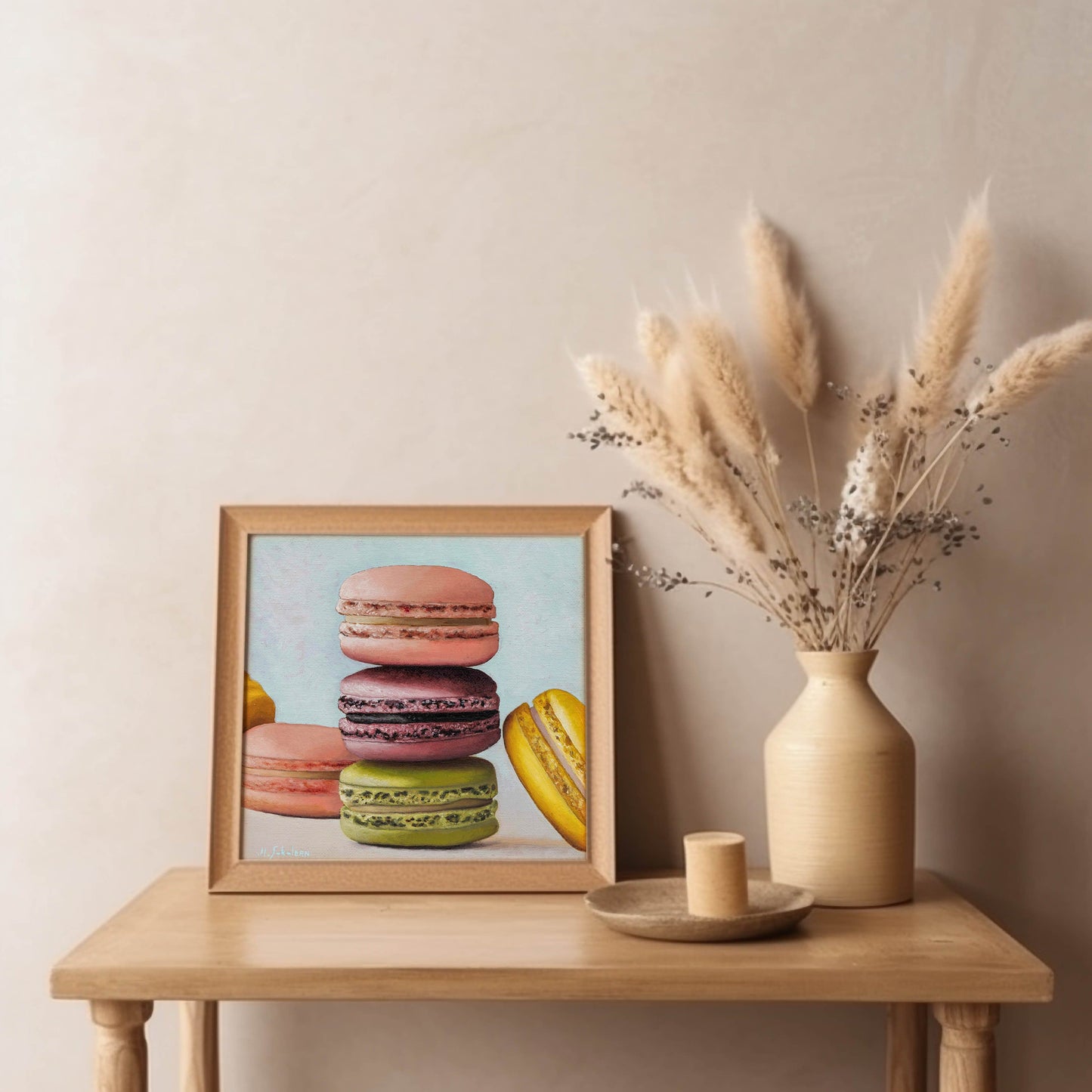 Marc Sokolean Fine Art Original Oil Painting Macarons Original Oil Painting