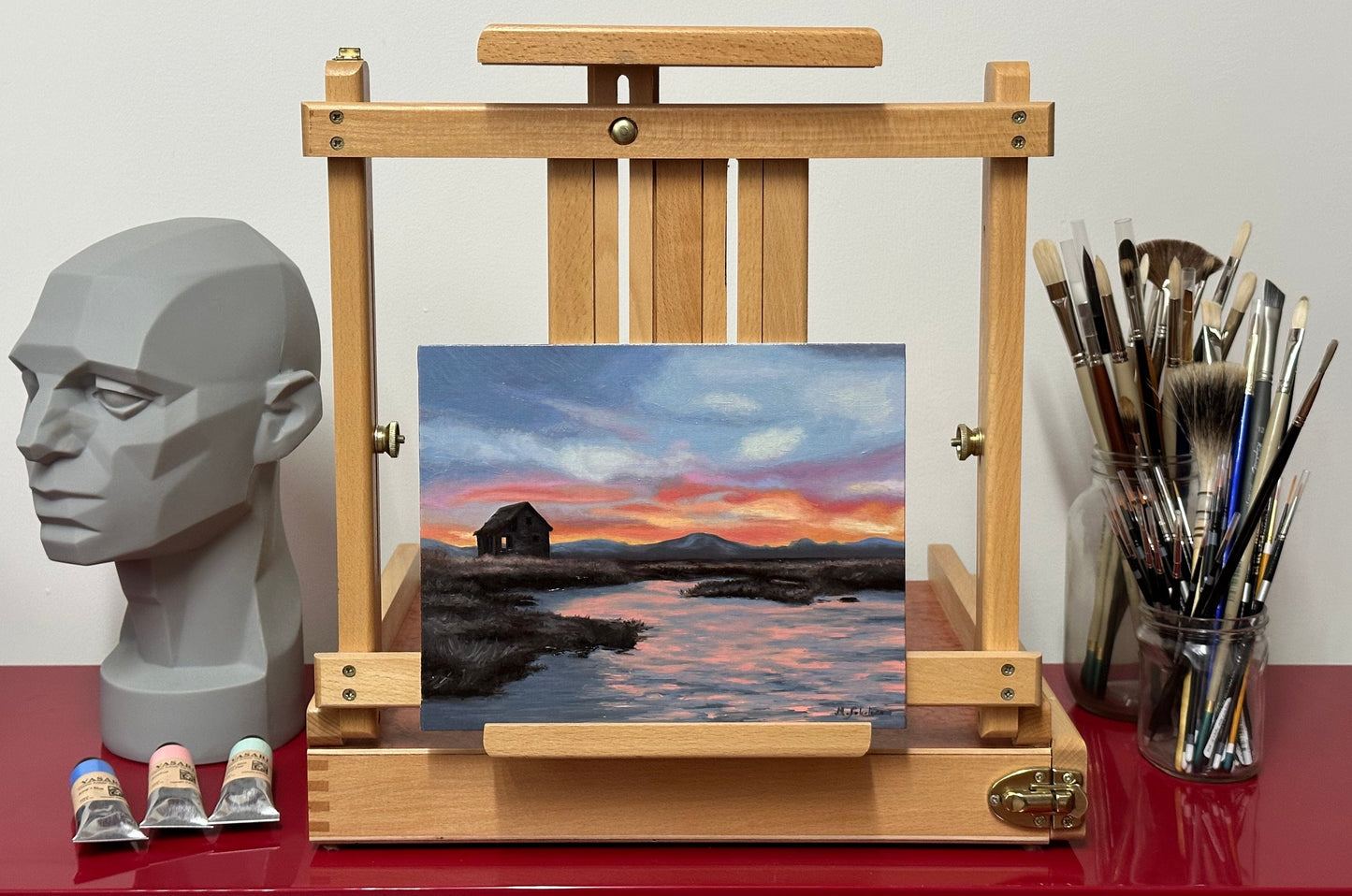 Marc Sokolean Fine Art Original Oil Painting The Marshlands Original Oil Painting