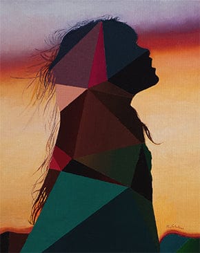 Marc Sokolean Fine Art Original Oil Painting Sunset Girl Original Oil Painting